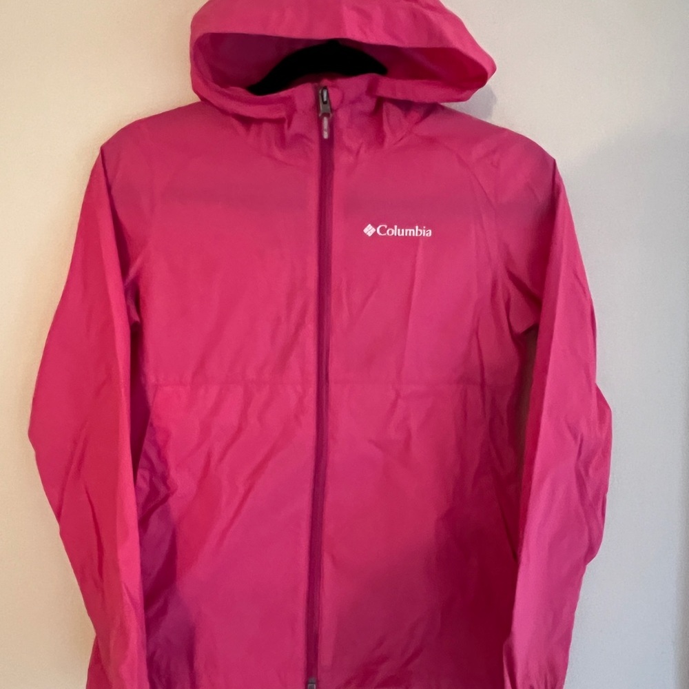 Columbia Girl’s Pink Switchback II Rain Jacket